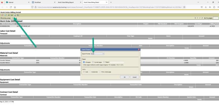 export to Excel
