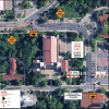Macky Dr/University Ave closure map