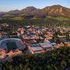 aerial view of campus