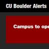 CU Boulder alerts