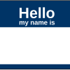 name tag