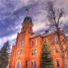 old main building on campus