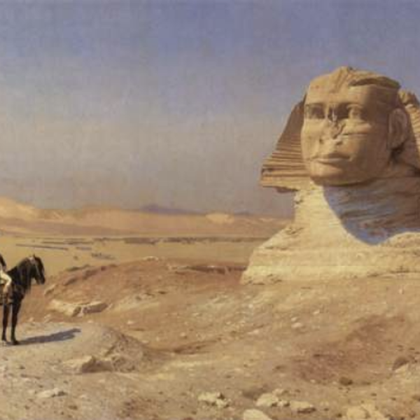 Jean-Léon Gérôme, Bonaparte Before the Sphinx (1886)