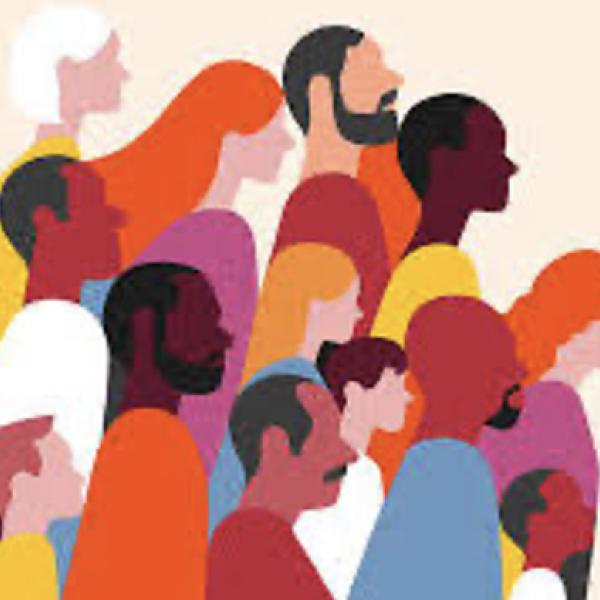 diverse crowd of people