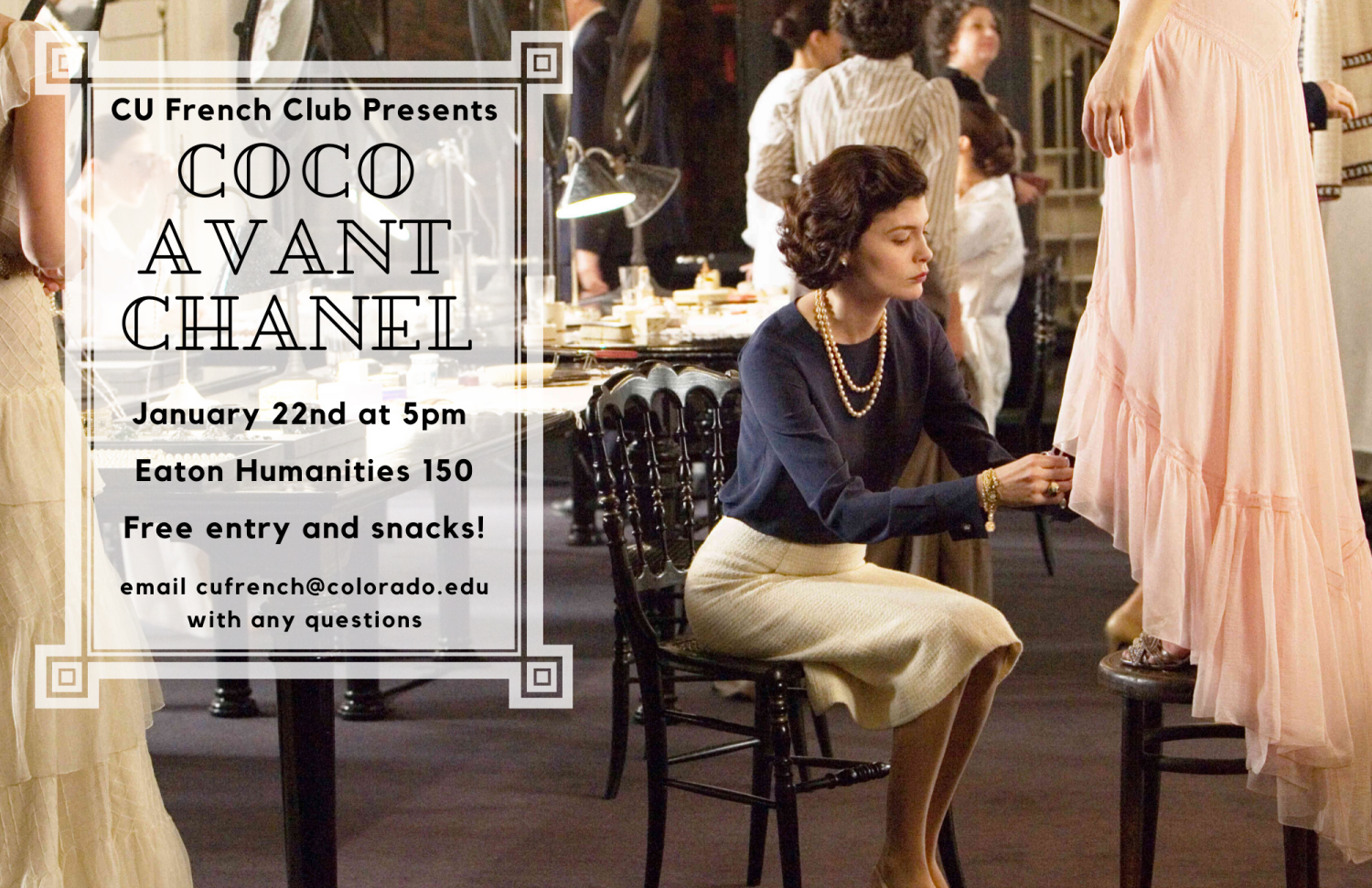 Coco Avant Chanel poster