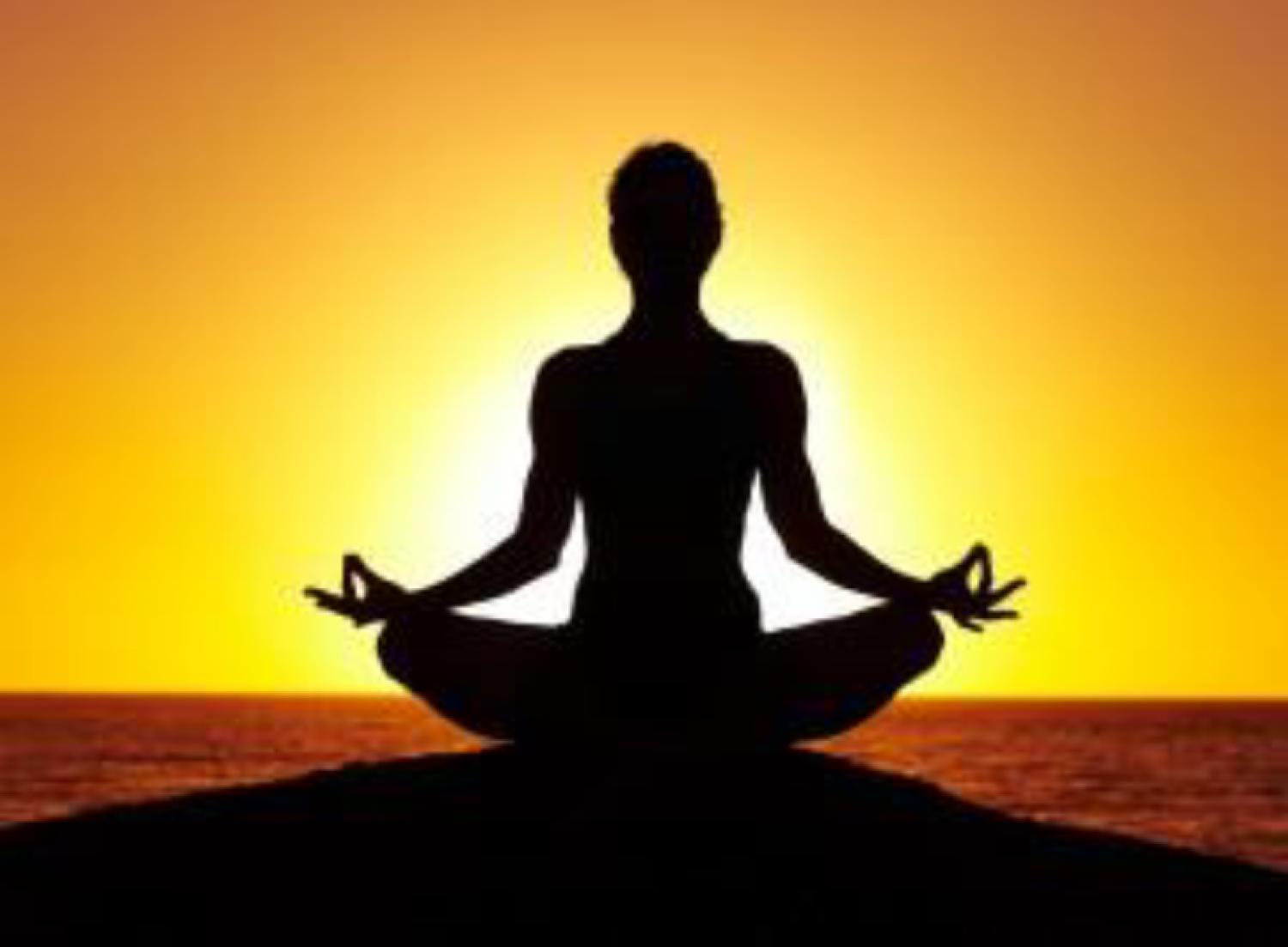graphic of a person sitting doing a yoga pose
