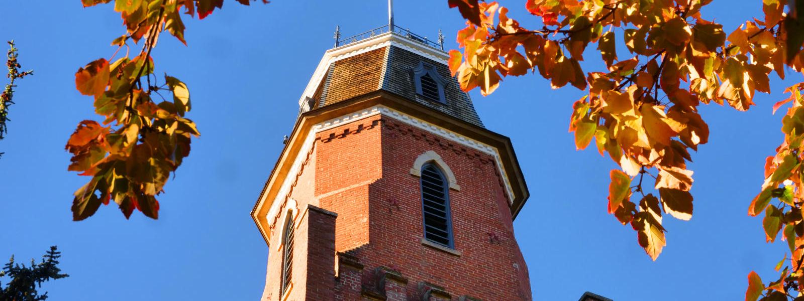 Old Main in the fall