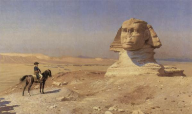 Jean-Léon Gérôme, Bonaparte Before the Sphinx (1886)