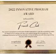 2022 Innovative Program Award!