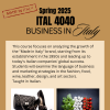 ITAL 4040 flyer