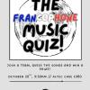 The Francophone Music Quiz