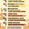 A flyer sharing information on CU French Club events