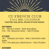 Fall 2021 French Club Poster
