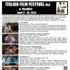 Italian Film Festival flyer