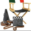 Image of directors chair with Italian flag
