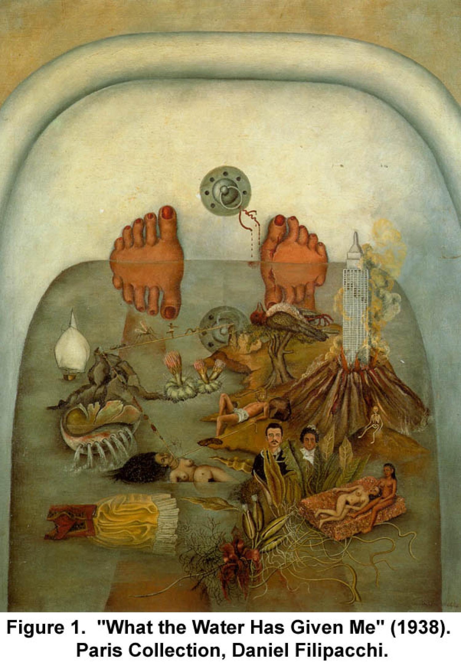 Figure 1: "What the Water Has Given Me" (1938). Paris Collection, Daniel Filipacchi.