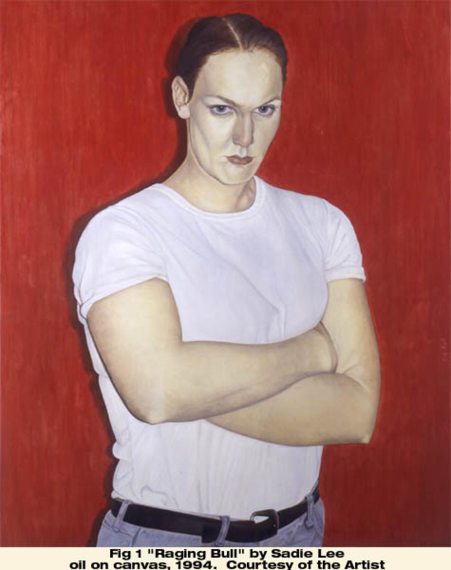 Figure 1: "Raging Bull" by Sadie Lee, oil on canvas, 1994. Courtesy of the Artists