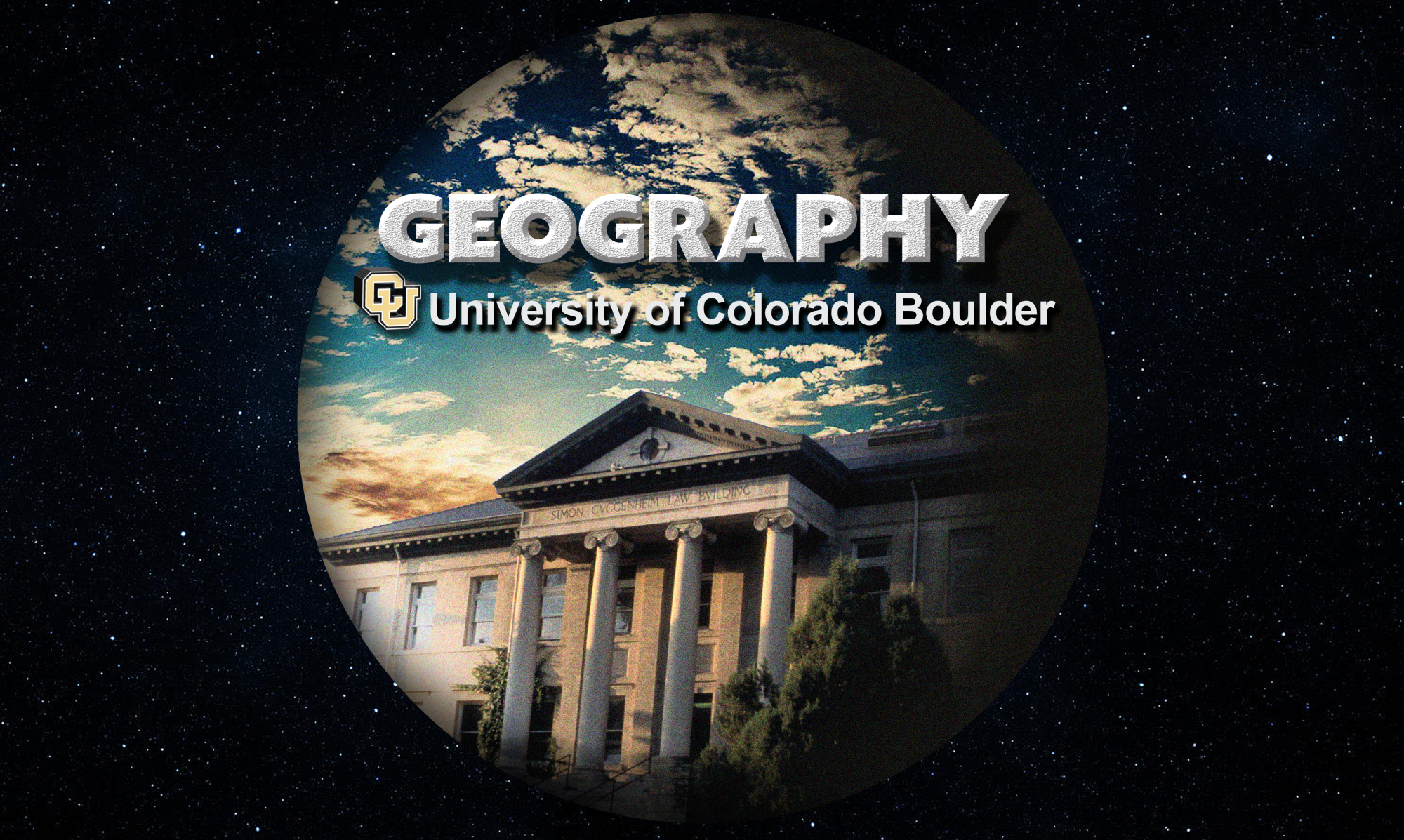 Space background with type - rectangular thumbnail ratio