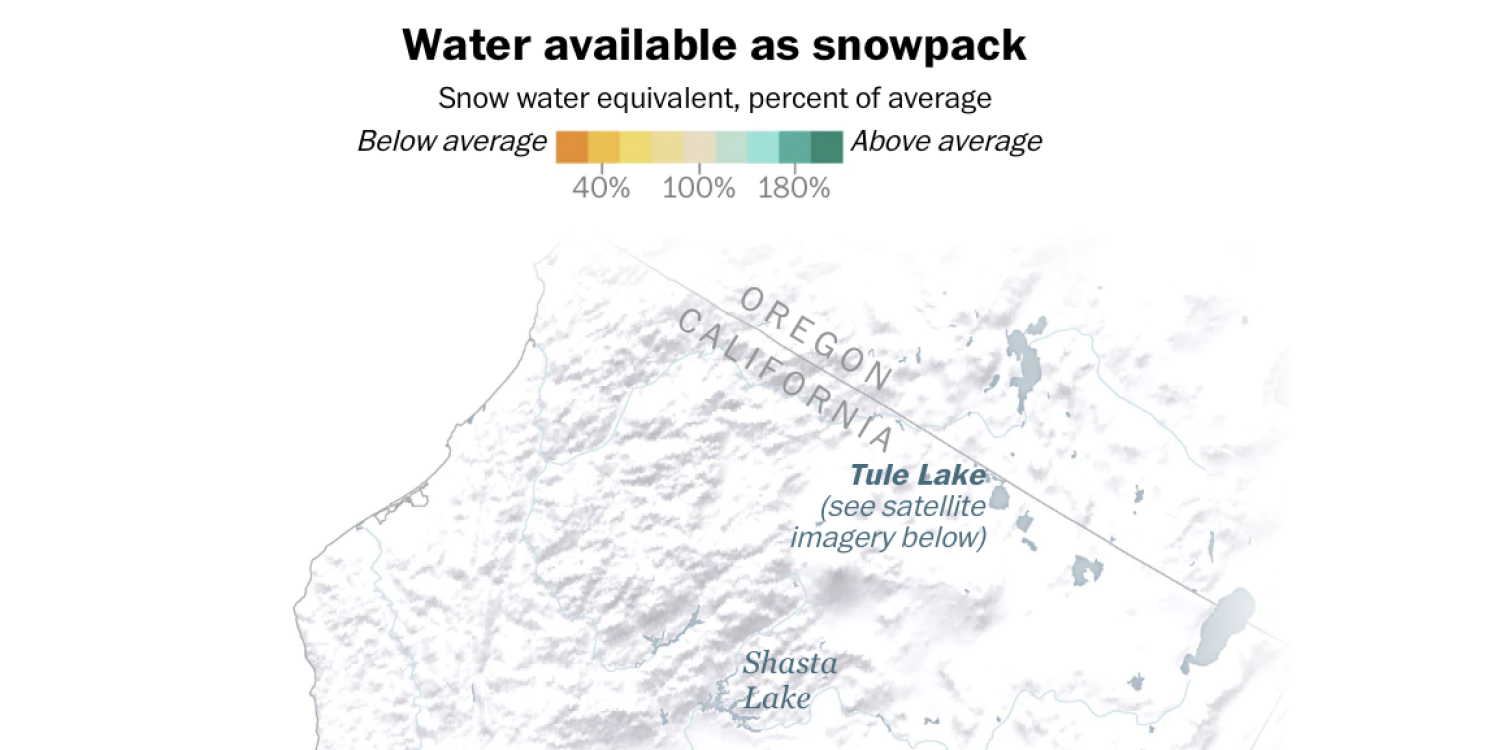 Snowpack map 