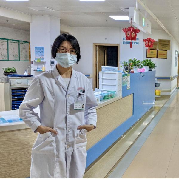 Xiaoling Chen in hospital