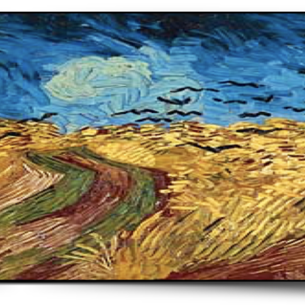 Painting of wheat field by Van Gogh