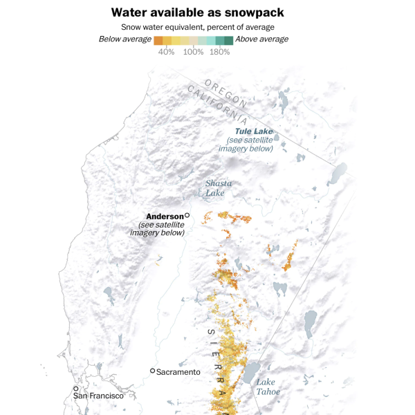 Snowpack map