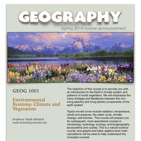 GEOG 1001 Poster