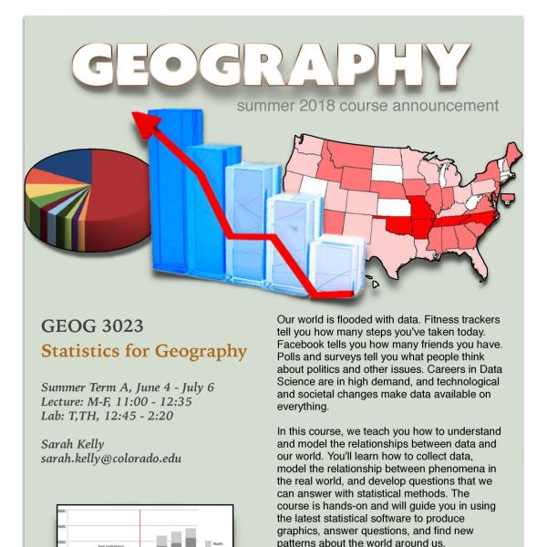 GEOG 3023 Course Flyer - Summer 2018