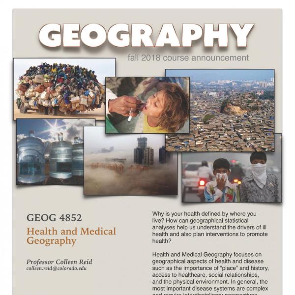 GEOG 4852 Course Flyer for Fall 2018