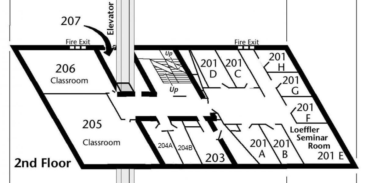 second floor map
