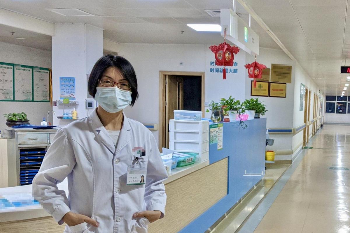 Xiaoling Chen in hospital