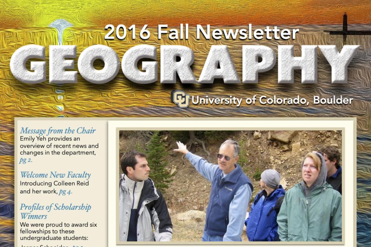 2016 Fall Newsletter cover