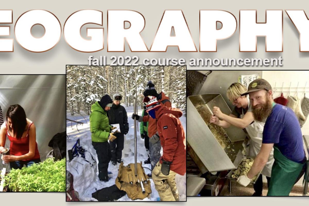 People tending plants, snow research, food prep