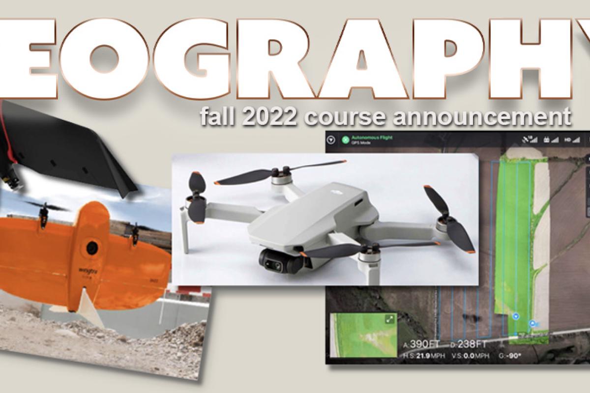 Various drones, flight plan