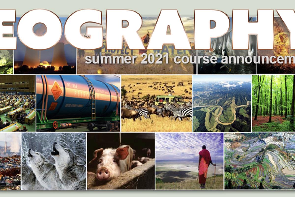 GEOG 1972-581 Course Flyer for Summer 2021