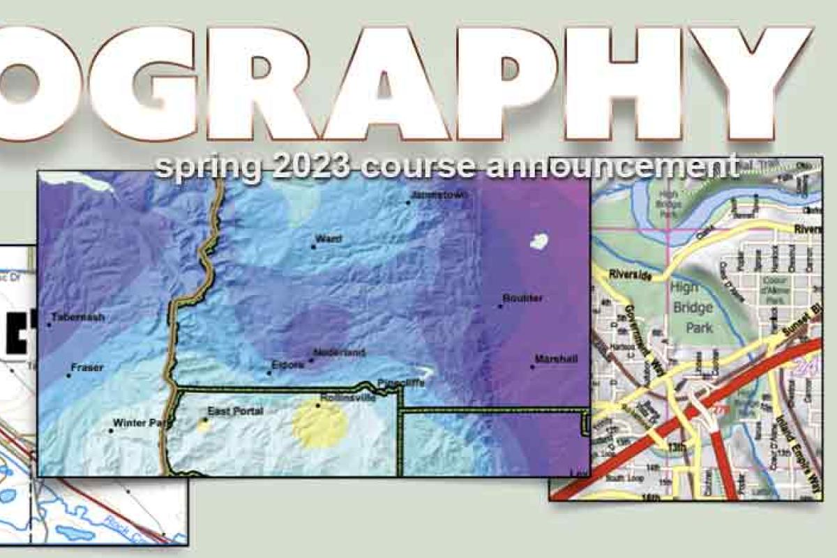 3 graphics of different maps