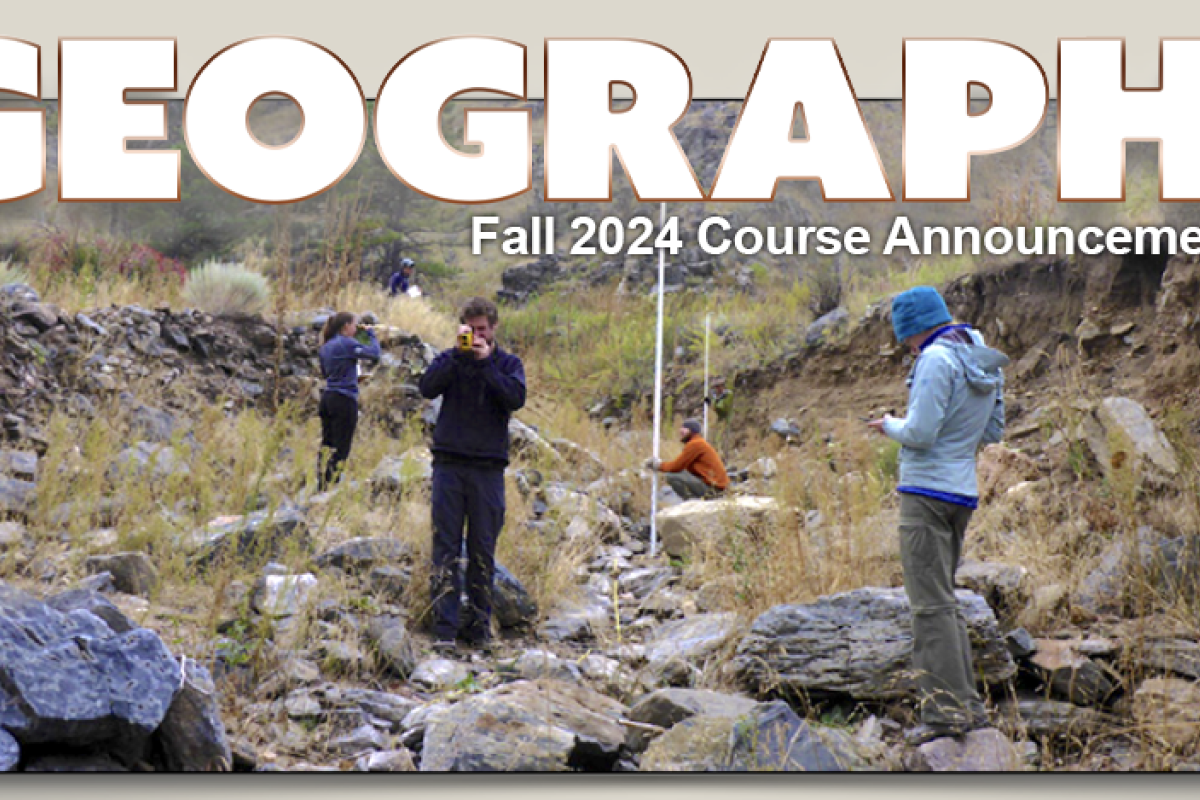 people taking geomorphology readings