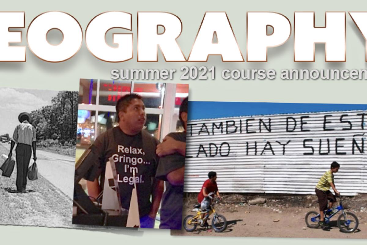 GEOG 4292 Course Flyer for Summer 2021