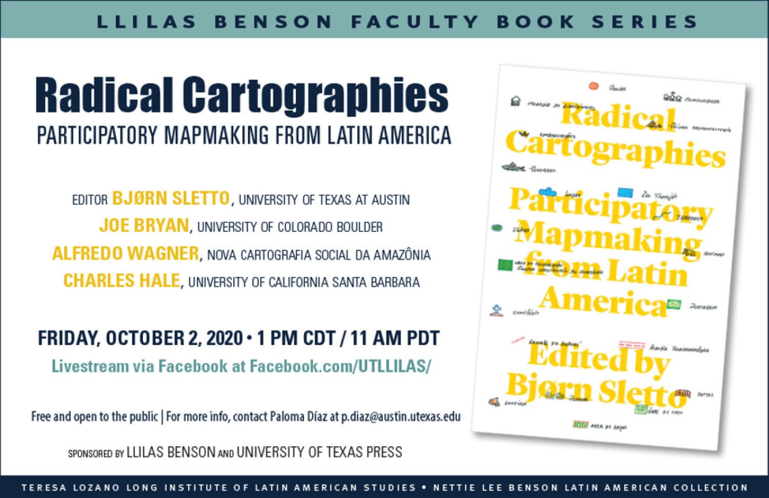 Poster for Radical Cartographies: Participatory Mapmaking from Latin