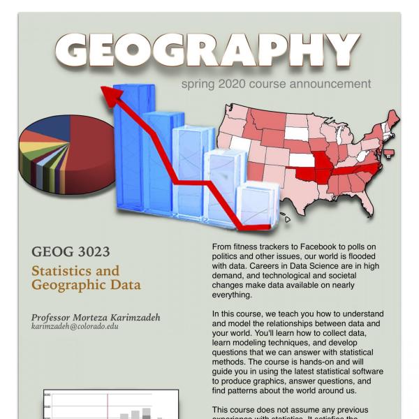 GEOG 3023 Course Announcement for Spring 2020