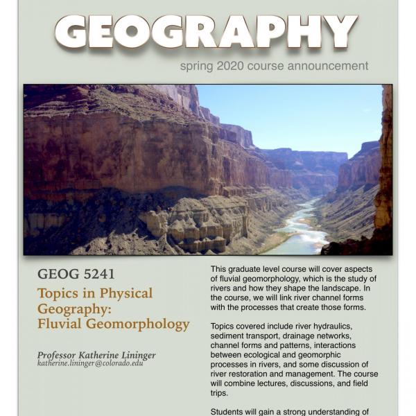 GEOG 4742 Course Announcement for Spring 2020