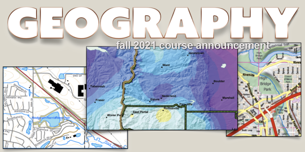 GEOG 3053 Course Announcement for Fall 2021