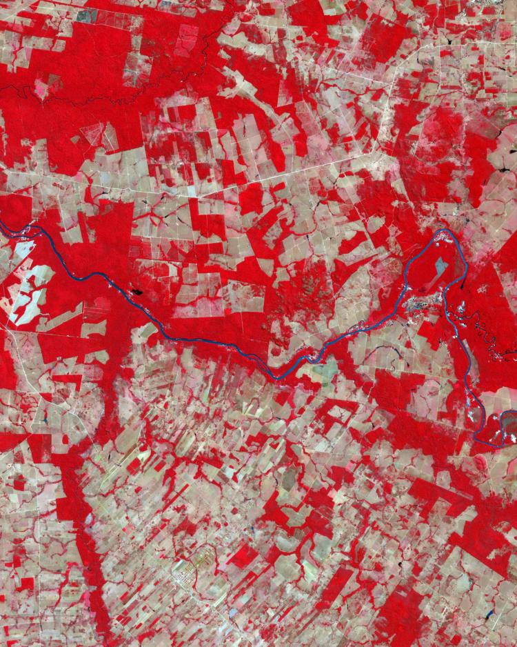 Satellite image of Matogrosso Brazil