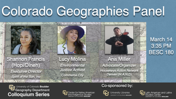 Colorado Geographies Panel