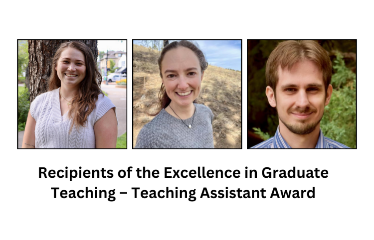 Recipients of the Excellence in Graduate Teaching – Teaching Assistant Award