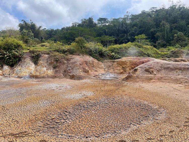 Farmland in Mataloko ruined by a failed attempt at geothermal drilling, a site which communities now consider a cautionary tale for new geothermal development