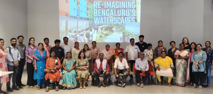 Figure 4: Workshop on Bengaluru's waterscapes, led by MOD for city organisations to find solutions to water issues in the city's informal settlements.