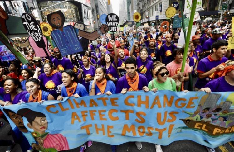 Climate protesters