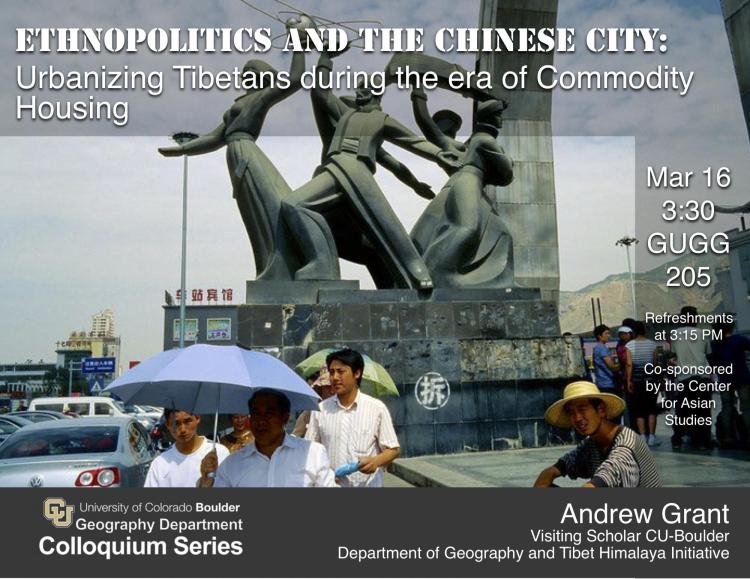 Statues on a Chinese city street