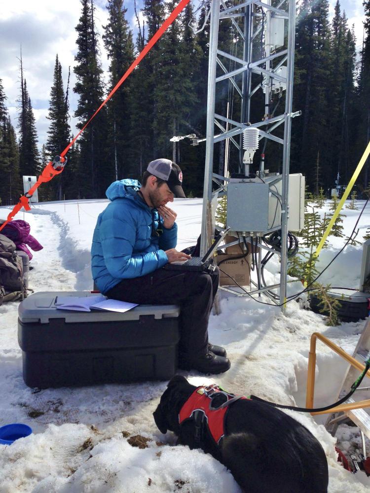 Keith Musselman in the field